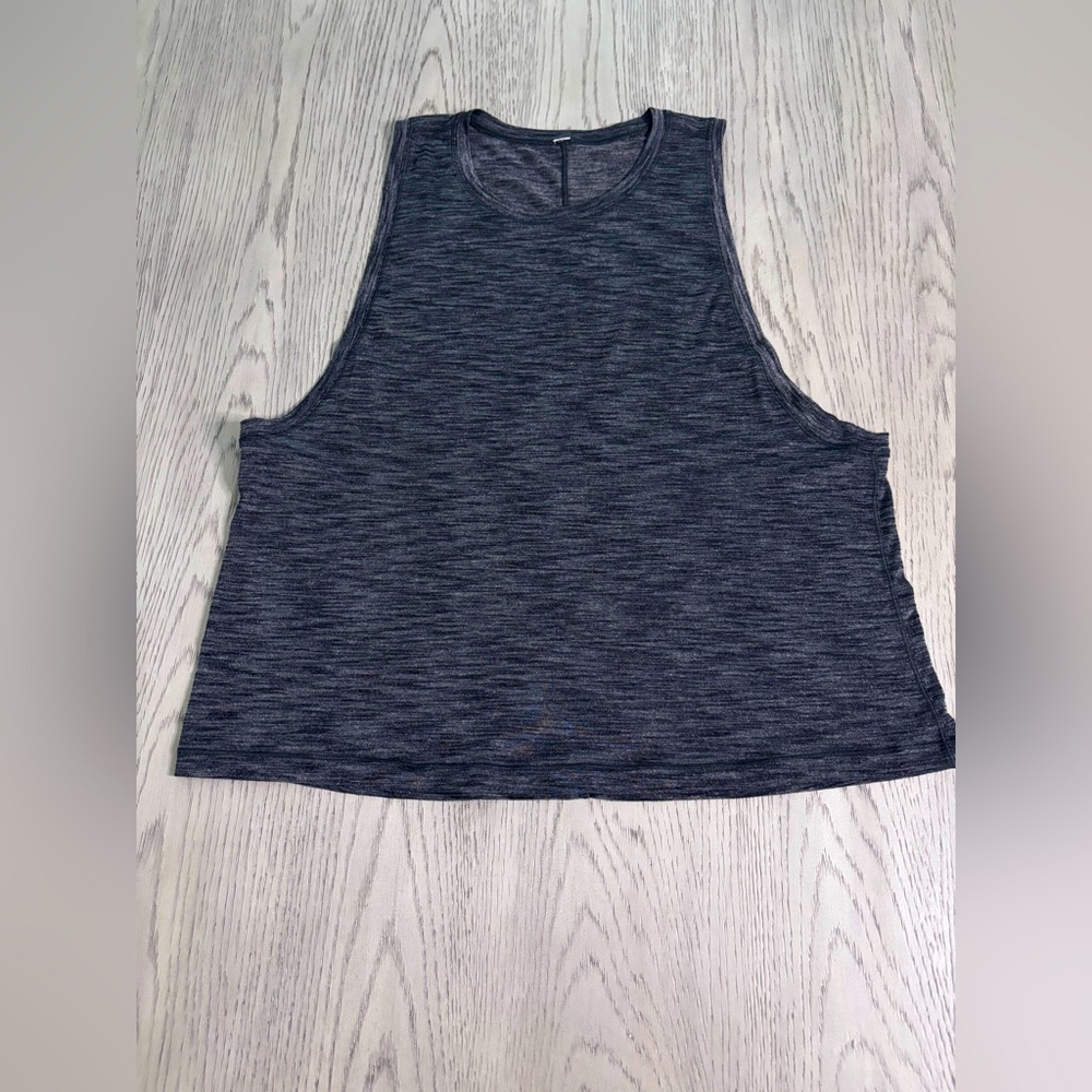 Lululemon Grey Tank With Deep Armholes ***no tag, Size M-L